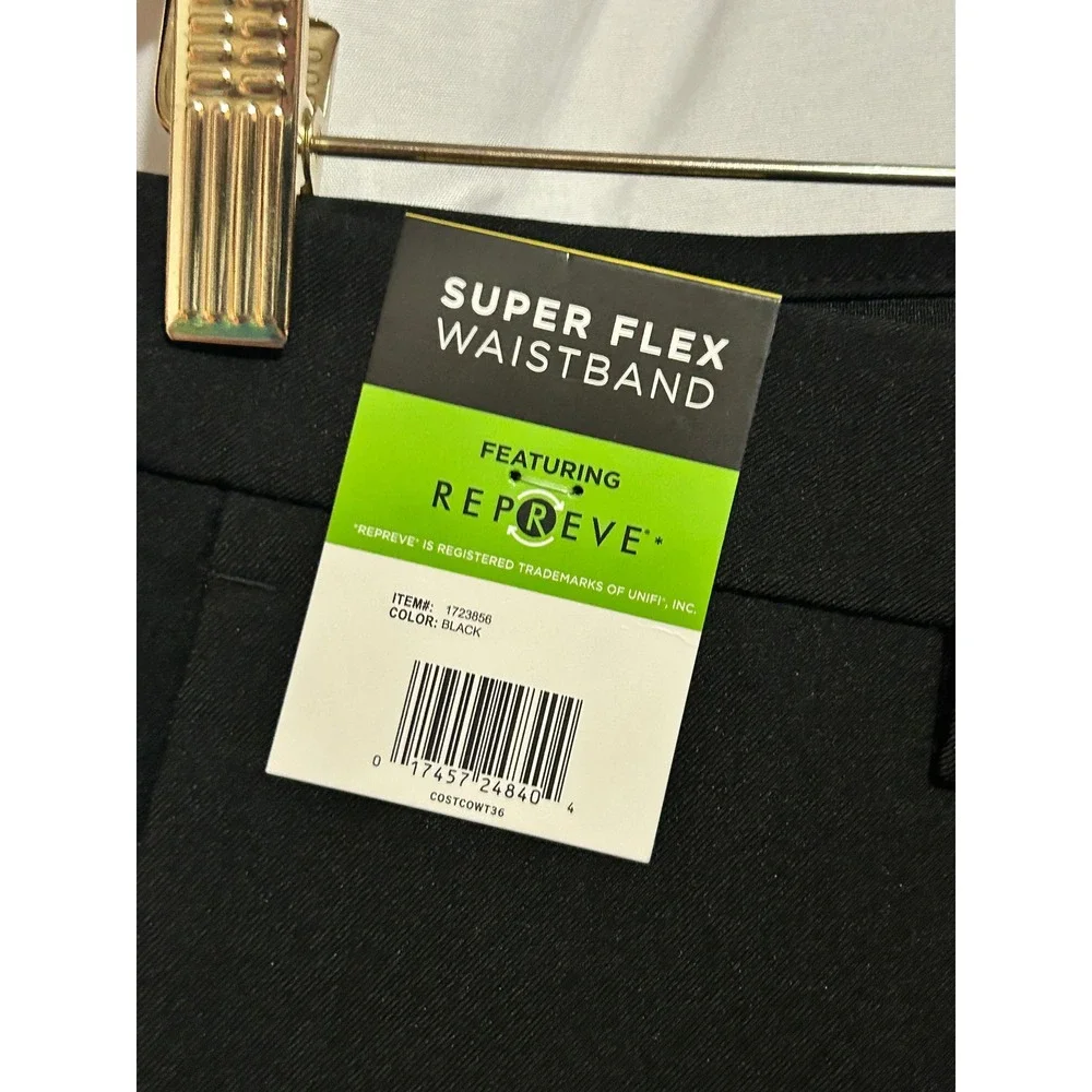 Kenneth‎ Cole Reaction Techni-Cole Slim Fit Performance Pants Black 32x29 NWT